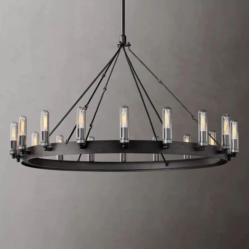 Lalania Vintage Filament Outdoor Round Chandelier