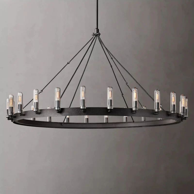 Lalania Vintage Filament Outdoor Round Chandelier