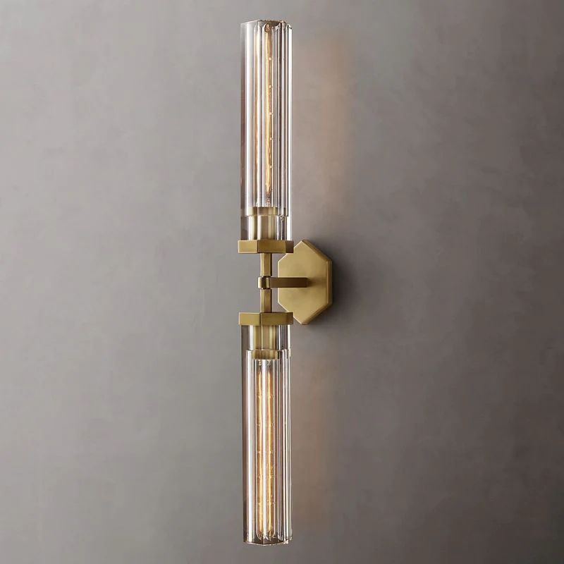 Lambert Hexagonal Linear Grand Bedroom Wall Sconce
