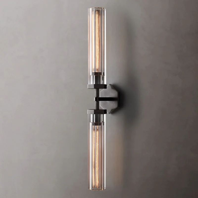 Lambert Hexagonal Linear Grand Bedroom Wall Sconce