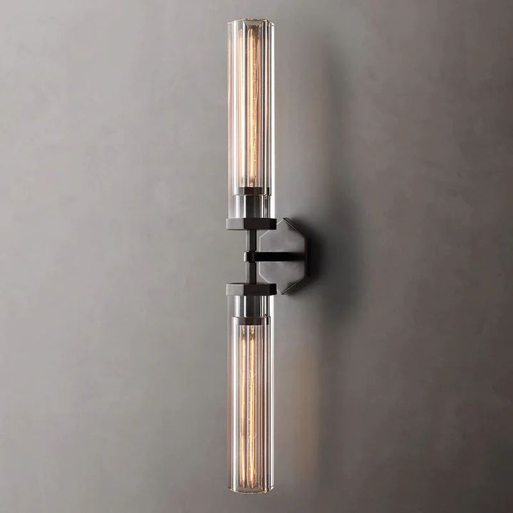 Lambert Hexagonal Linear Grand Bedroom Wall Sconce