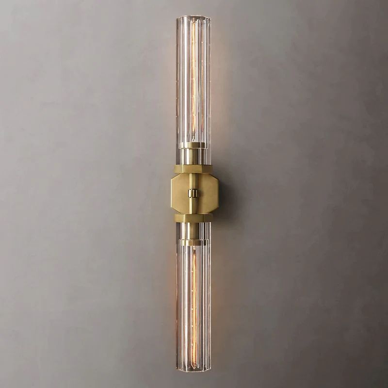 Lambert Hexagonal Linear Grand Bedroom Wall Sconce