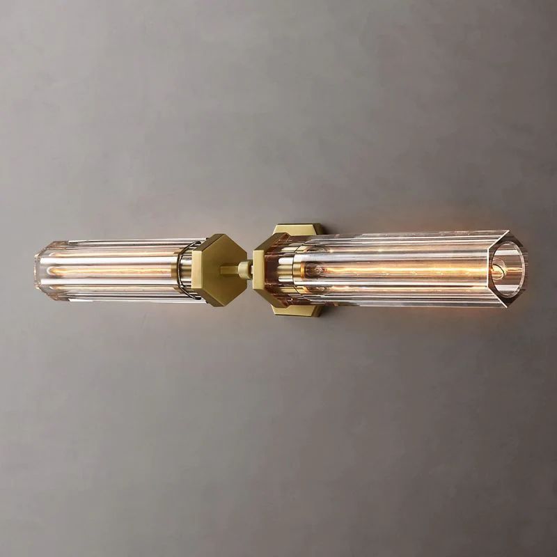 Lambert Hexagonal Linear Grand Bedroom Wall Sconce