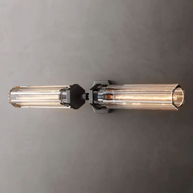 Lambert Hexagonal Linear Grand Bedroom Wall Sconce