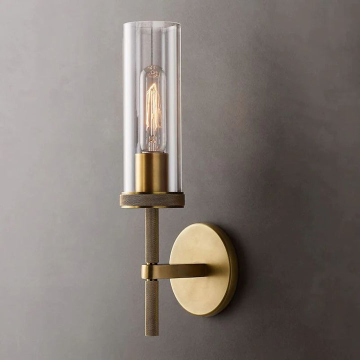 Lambert Round Short Bathroom Wall Sconce