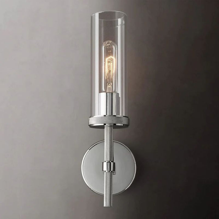 Lambert Round Short Bathroom Wall Sconce