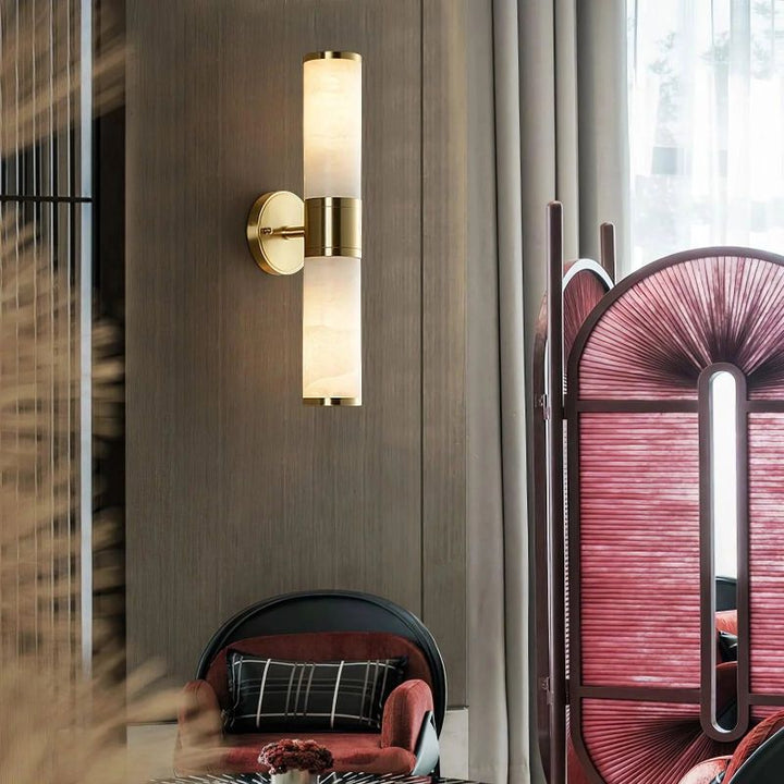 Lampatro Alabaster Wall Sconce