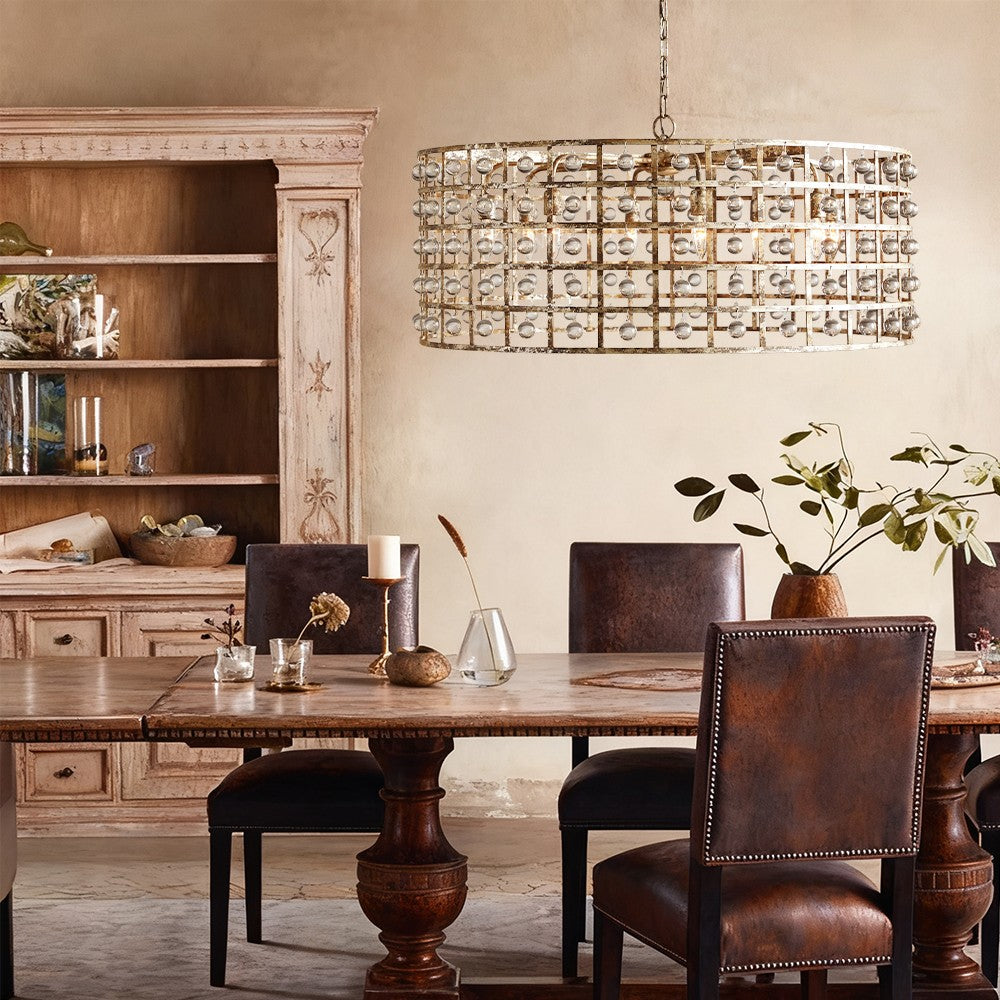 Lana Cage 12 Light Round Chandelier