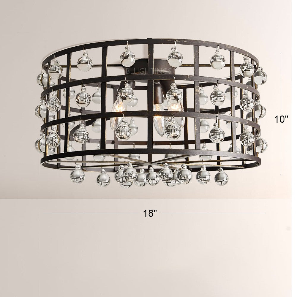 Lana Cage Flush Mount