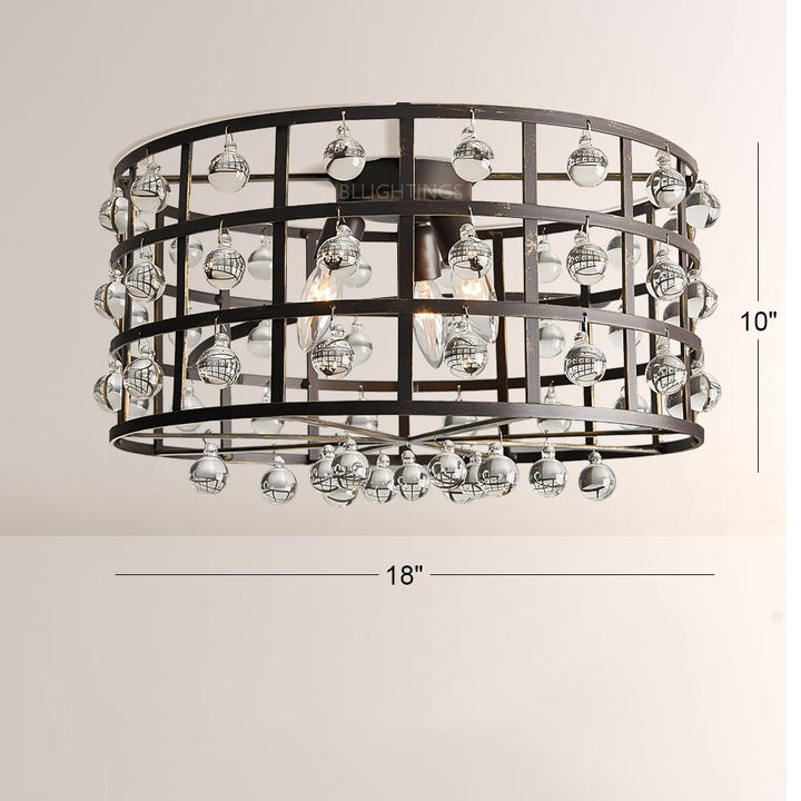 Lana Cage Flush Mount