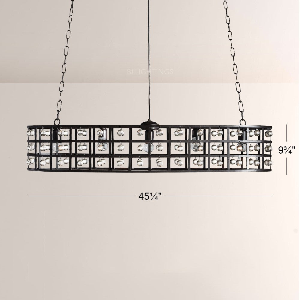 Lana Cage Oval Chandelier