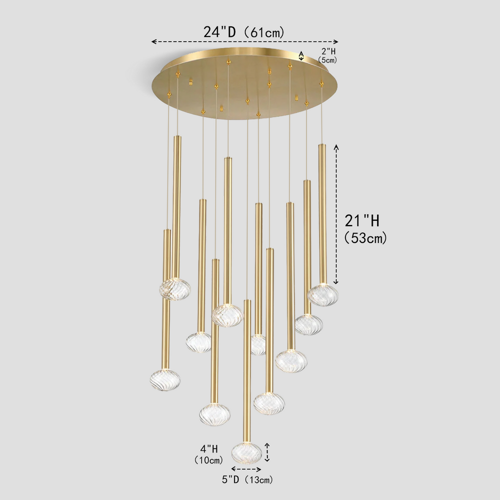 Leslie Crystal Chandelier