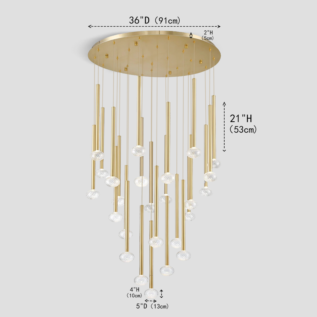 Leslie Crystal Chandelier