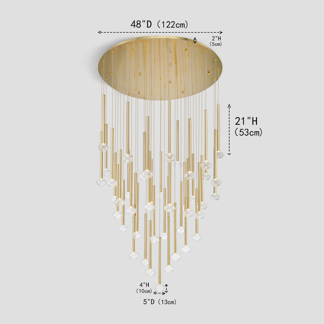 Leslie Crystal Chandelier