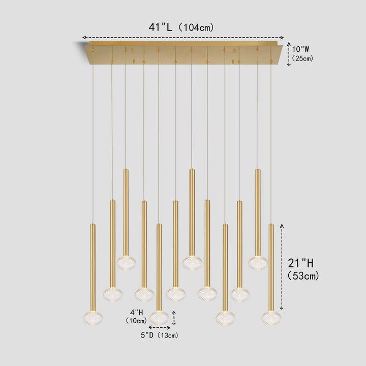 Leslie Crystal Chandelier