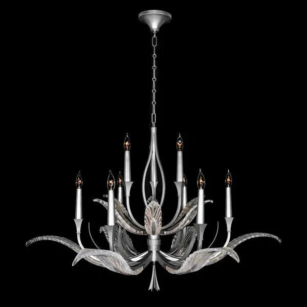Levi 2-Tier Round Chandelier 45"D
