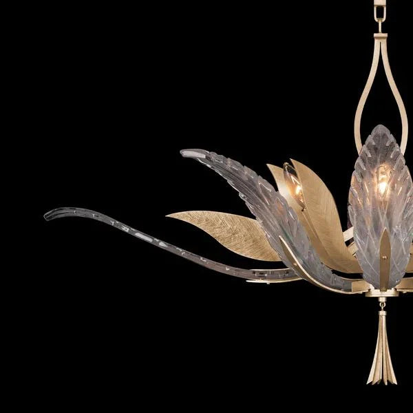 Levi Oblong Chandelier Light 40"