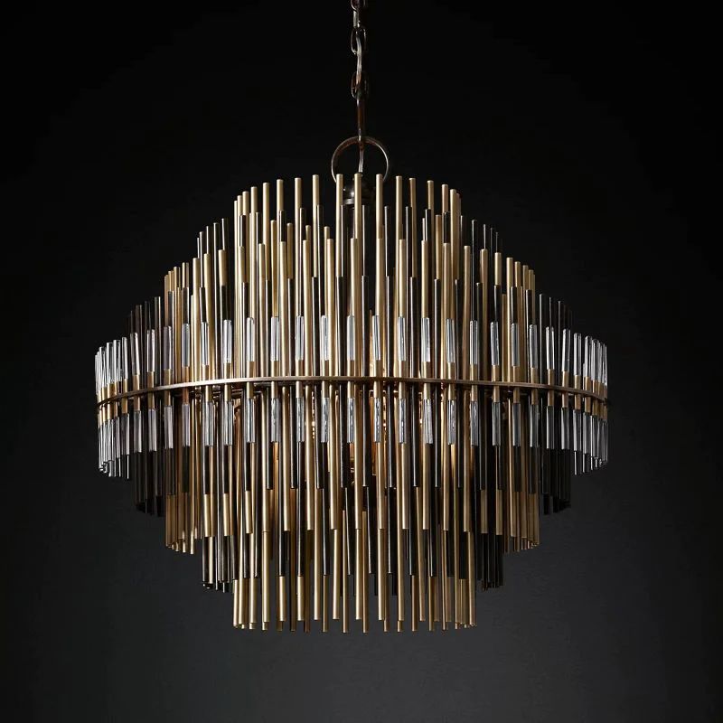 Lilian Sculpture Round Chandelier 24"