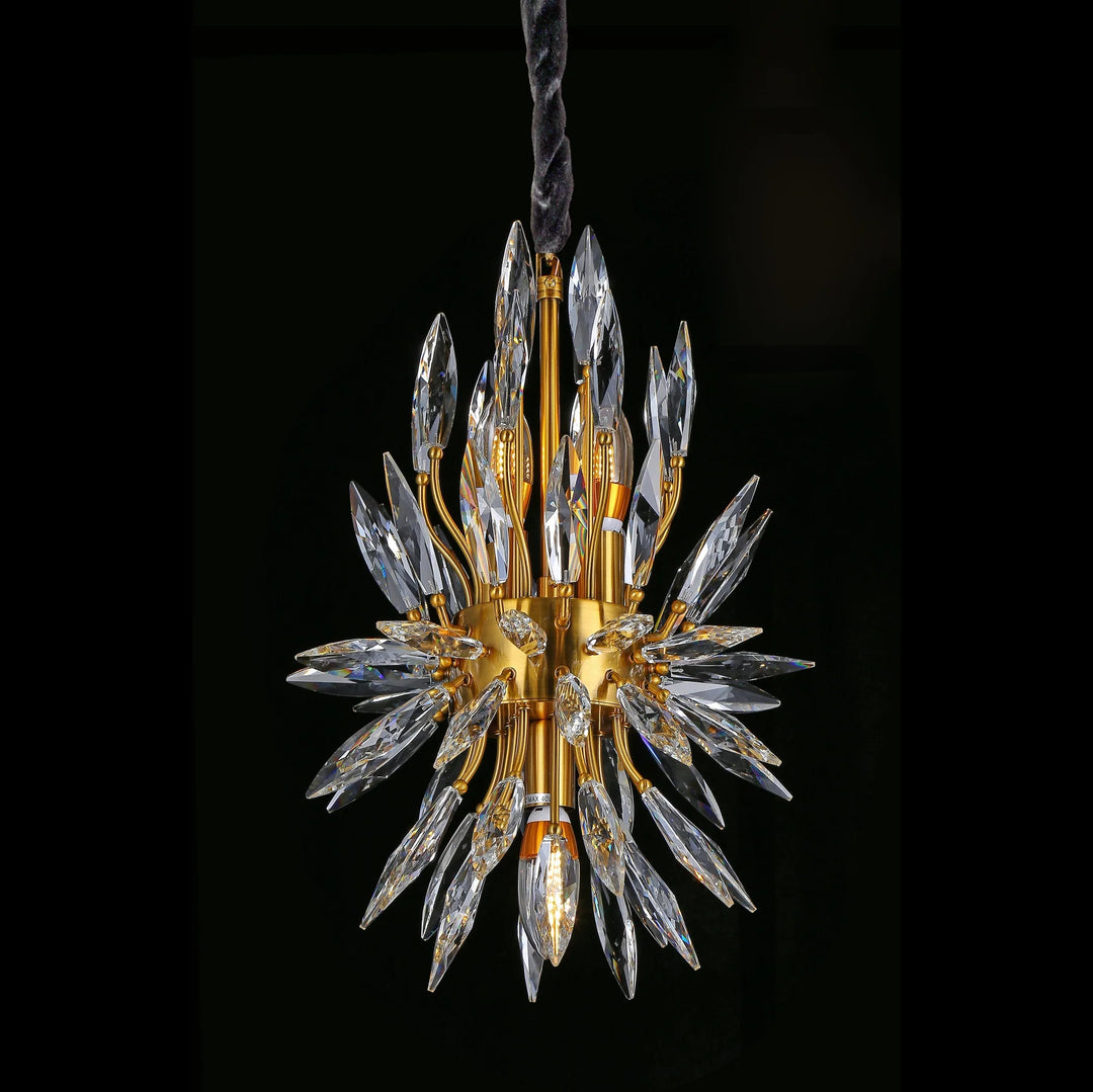 Levi Starburst Crystal Sputnik Chandelier