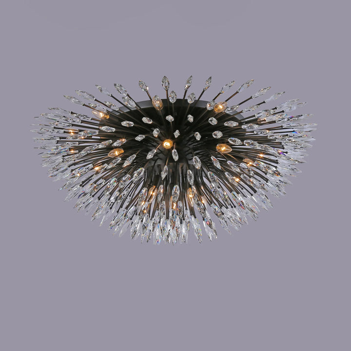 Levi Starburst Crystal Sputnik Flushmount
