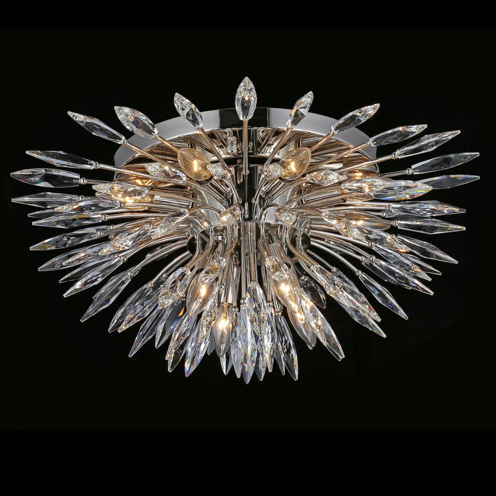 Levi Starburst Crystal Sputnik Flushmount