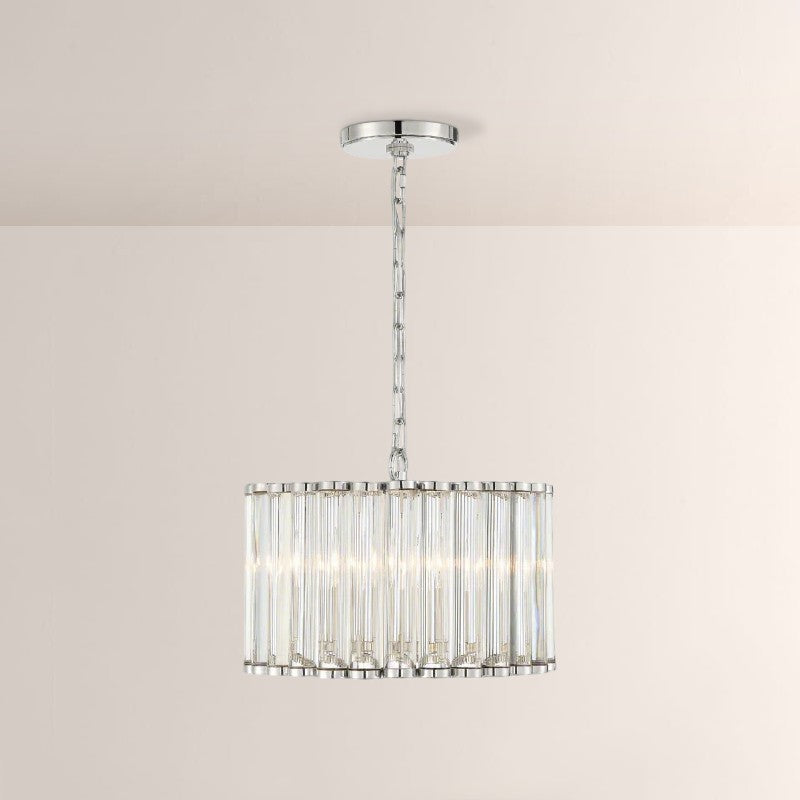 Lubby Langdon for Crystorama Elliot 4/6 Light Chandelier