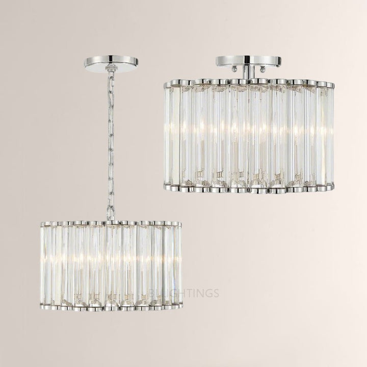Lubby Langdon for Crystorama Elliot 4/6 Light Chandelier