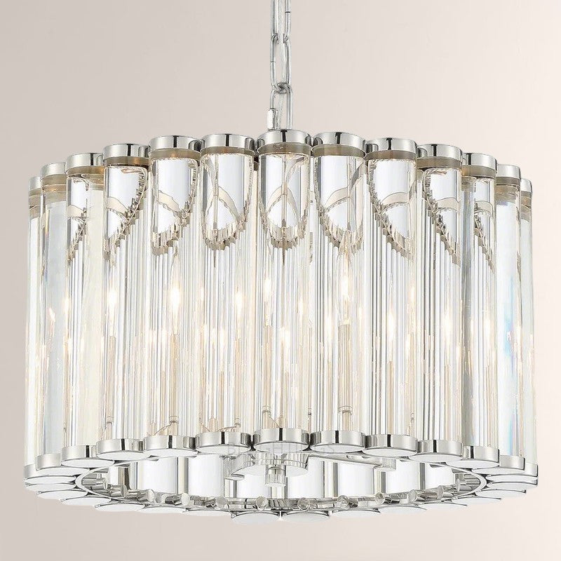Lubby Langdon for Crystorama Elliot 4/6 Light Chandelier