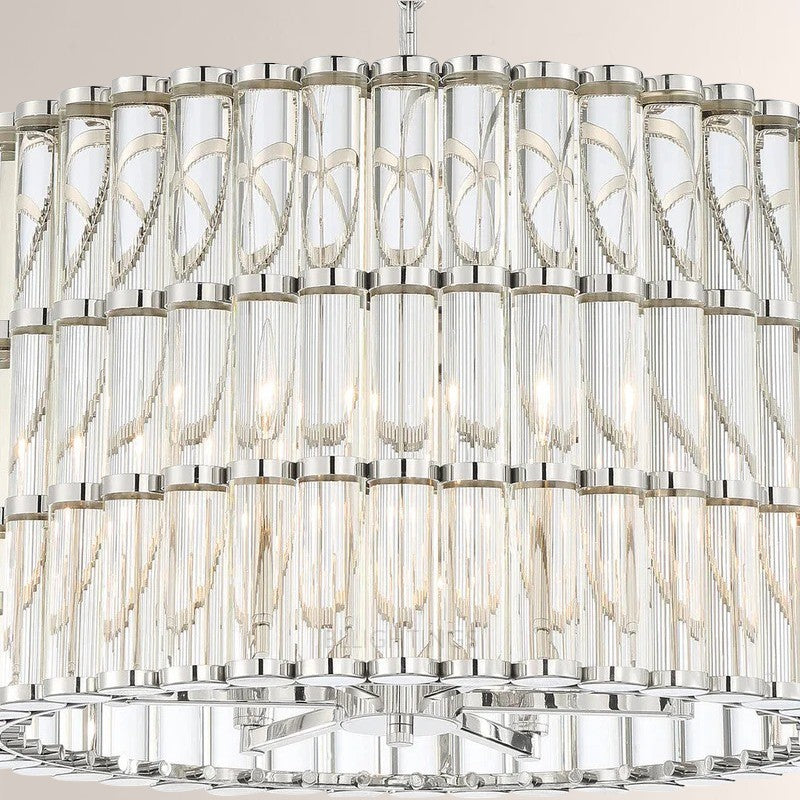 Lubby Langdon for Crystorama Elliot 4/6 Light Chandelier
