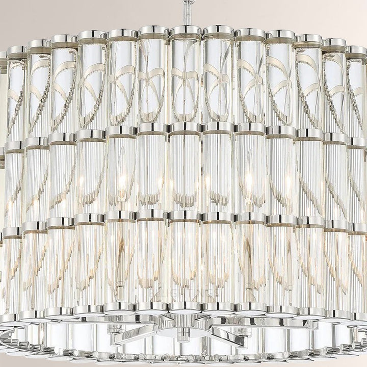 Lubby Langdon for Crystorama Elliot 4/6 Light Chandelier