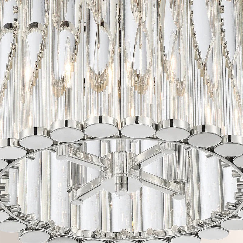 Lubby Langdon for Crystorama Elliot 4 Light Semi Flush Mount