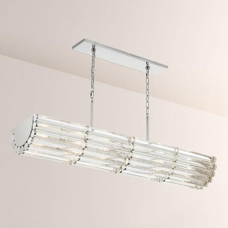 Lubby Langdon for Crystorama Elliot 6 Light Chandelier 48"W