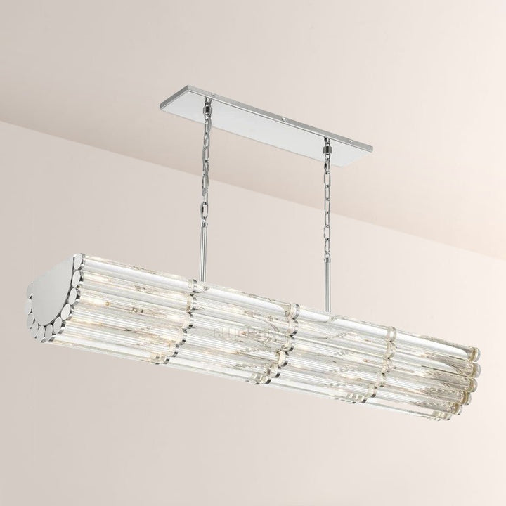 Lubby Langdon for Crystorama Elliot 6 Light Chandelier 48"W