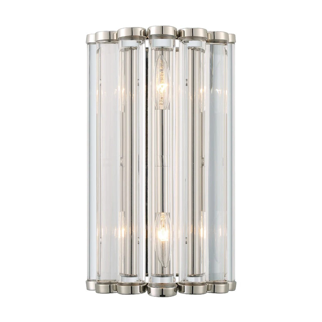 Lubby Langdon for Crystorama Elliot 2 Light Sconce
