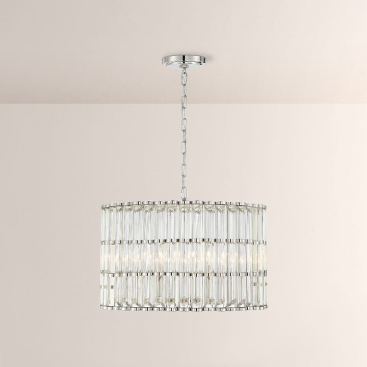 Lubby Langdon for Crystorama Elliot 4/6 Light Chandelier