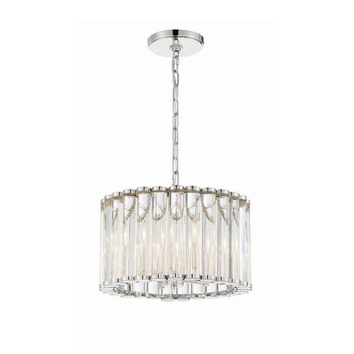 Lubby Langdon for Crystorama Elliot 4/6 Light Chandelier