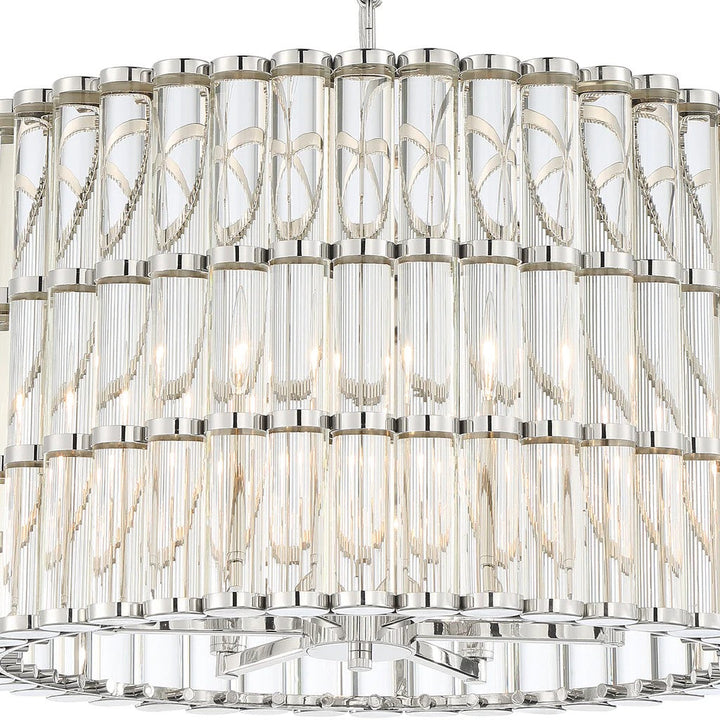 Lubby Langdon for Crystorama Elliot 4/6 Light Chandelier