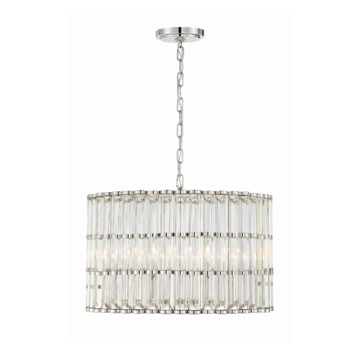 Lubby Langdon for Crystorama Elliot 4/6 Light Chandelier