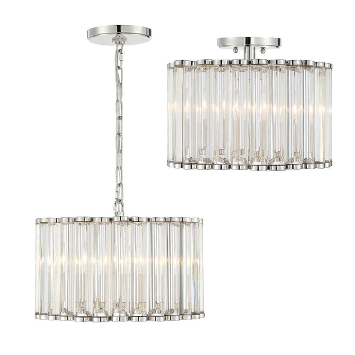 Lubby Langdon for Crystorama Elliot 4/6 Light Chandelier