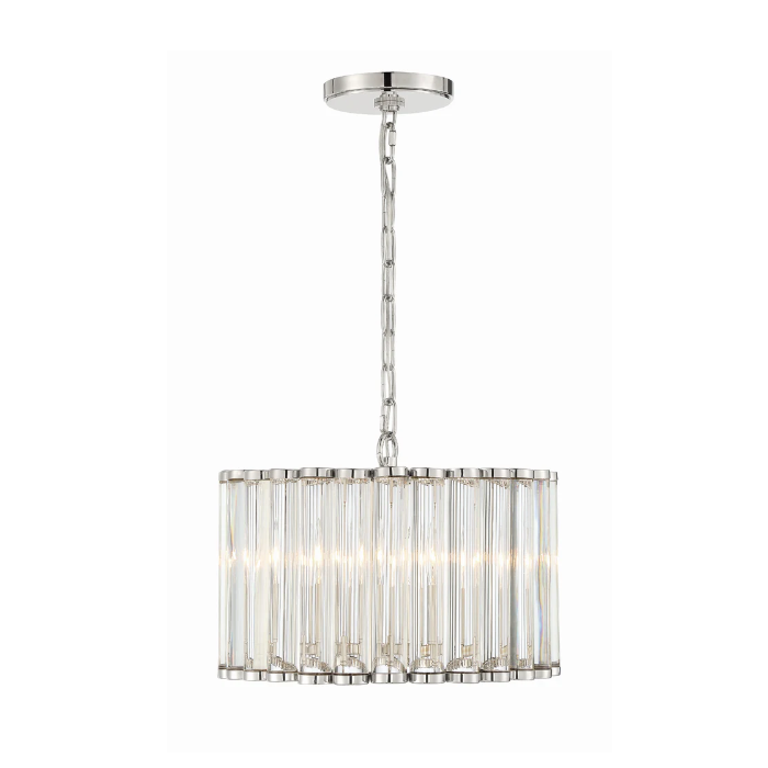 Lubby Langdon for Crystorama Elliot 4/6 Light Chandelier