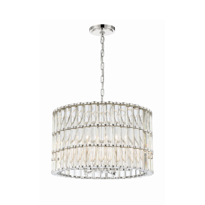 Lubby Langdon for Crystorama Elliot 4/6 Light Chandelier