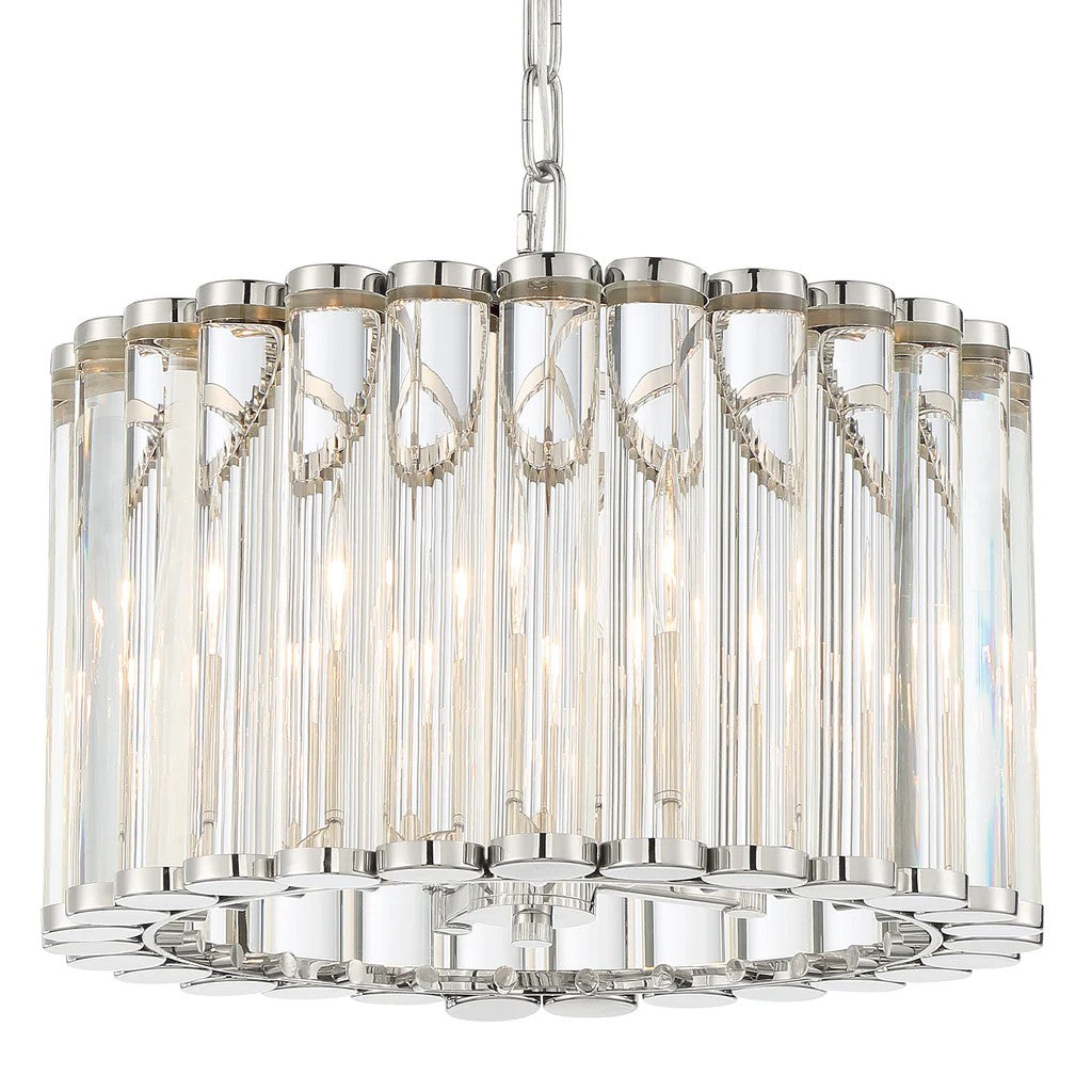 Lubby Langdon for Crystorama Elliot 4/6 Light Chandelier