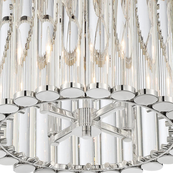 Lubby Langdon for Crystorama Elliot 4 Light Semi Flush Mount