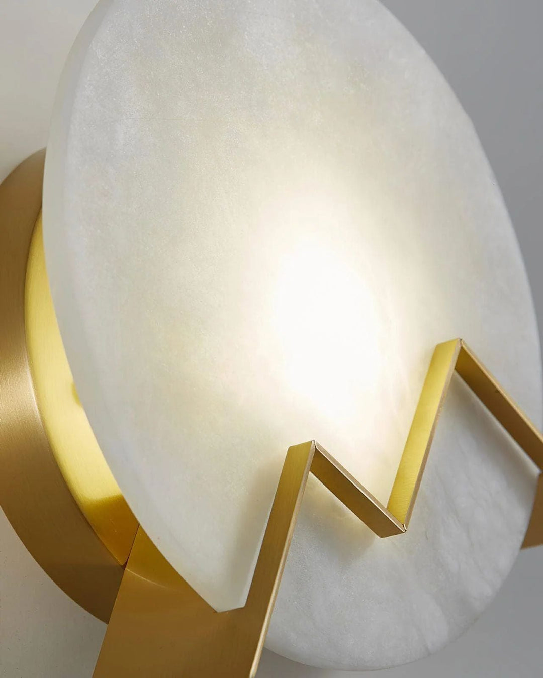 M Letter Alabaster Wall Sconce