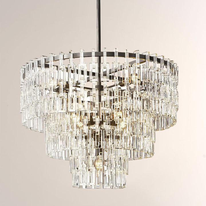 Maggie 3-Tier Round Chandelier 36"