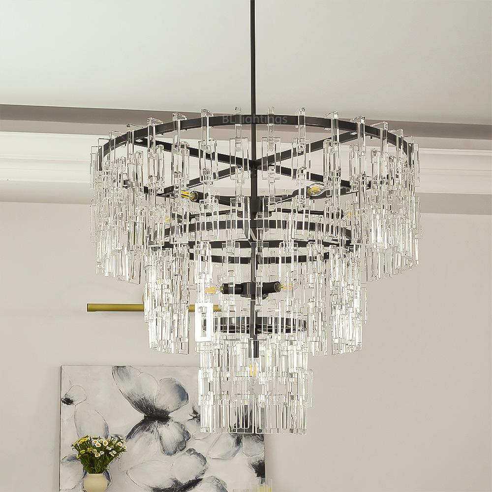 Maggie 3-Tier Round Chandelier 36"