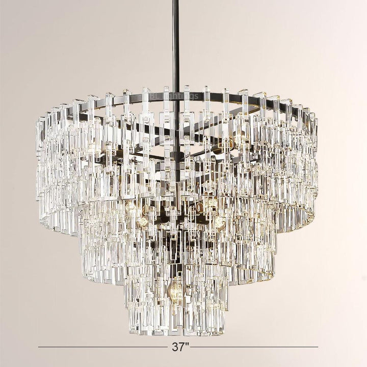 Maggie 3-Tier Round Chandelier 36"