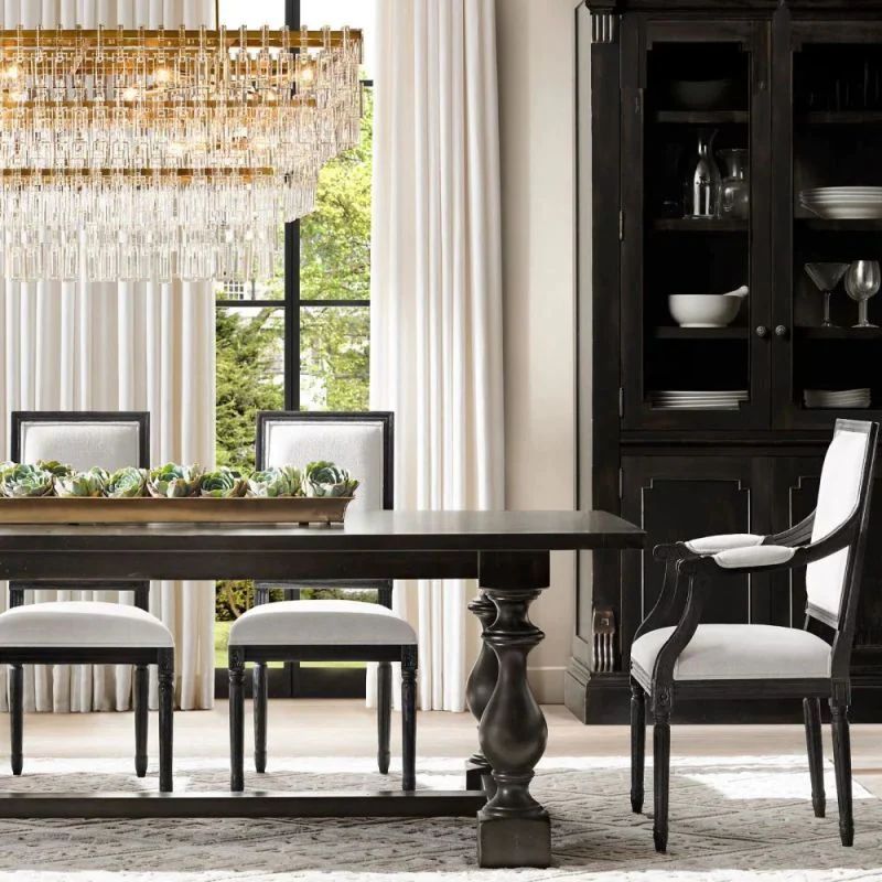 Maggie 4-Tier Rectangle Living Room Chandelier 72"