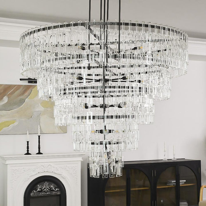 Maggie 5-Tier Round Chandelier 60"