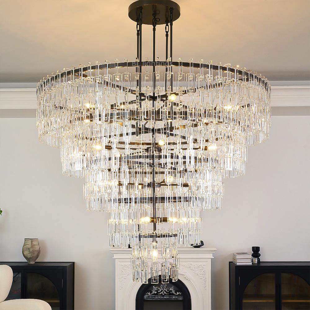 Maggie 5-Tier Round Chandelier 60"